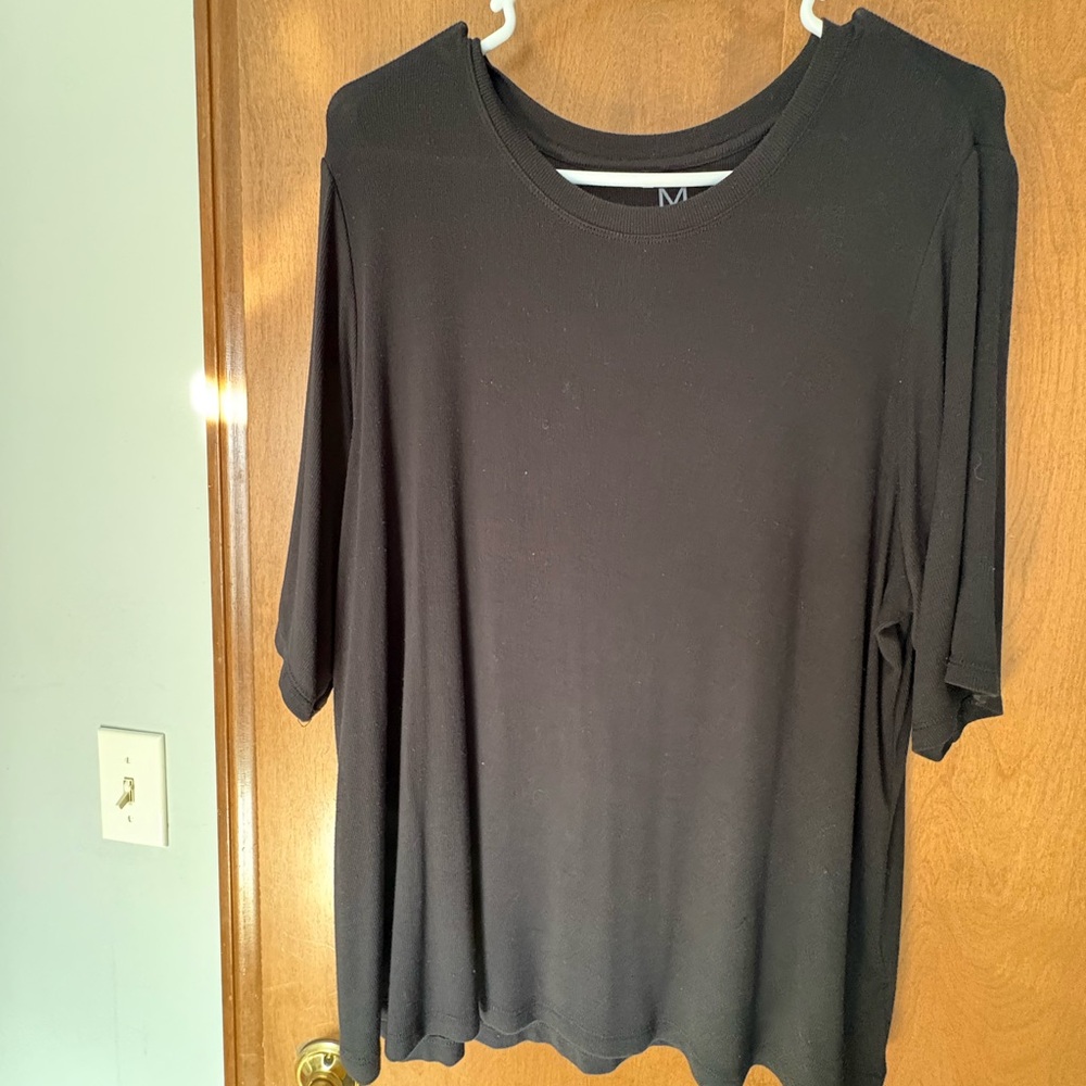 Magaschoni Black Short Sleeve Tee